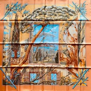 Hermes 2006 Limited Edition of the Promenade Au Pays Cezanne by Toutsy